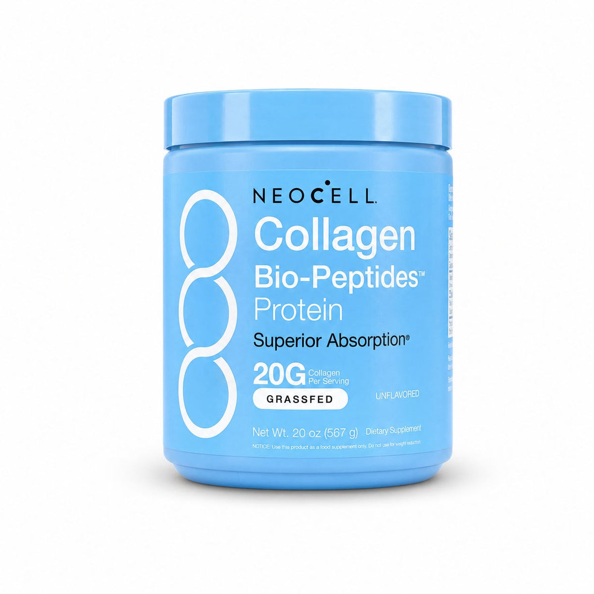 Colágeno NeoCell Bio-Peptides Grassfed 567g
